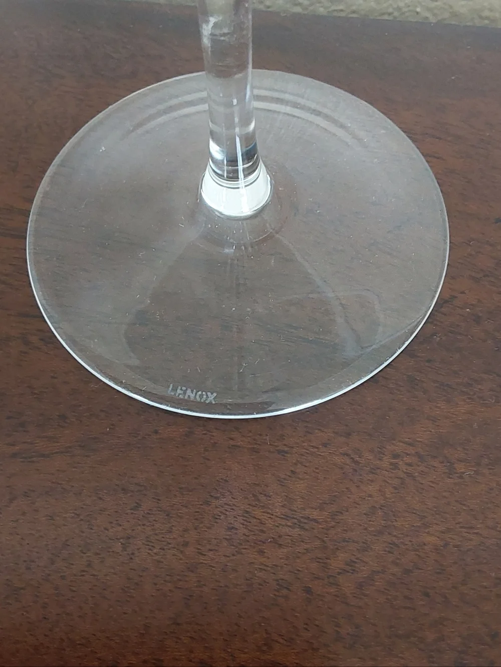 Lenox Clear Crystal-Style Wine Glass - Home Dining- Replacemet Piece
